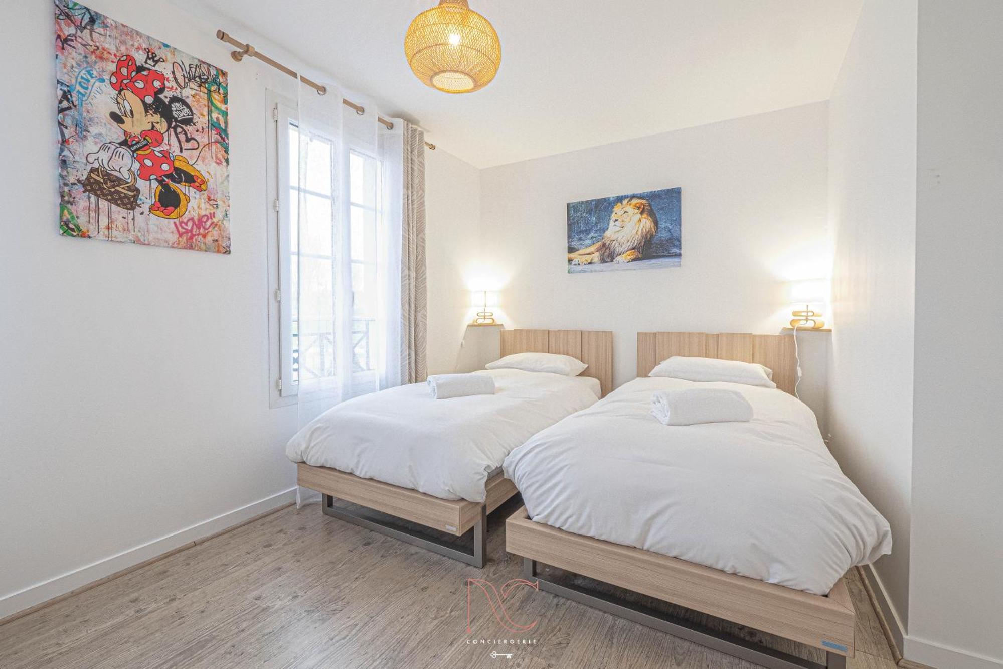 *Disneyland-Paris* 7Pers, Wifi, Parking Bailly-Romainvilliers Bagian luar foto