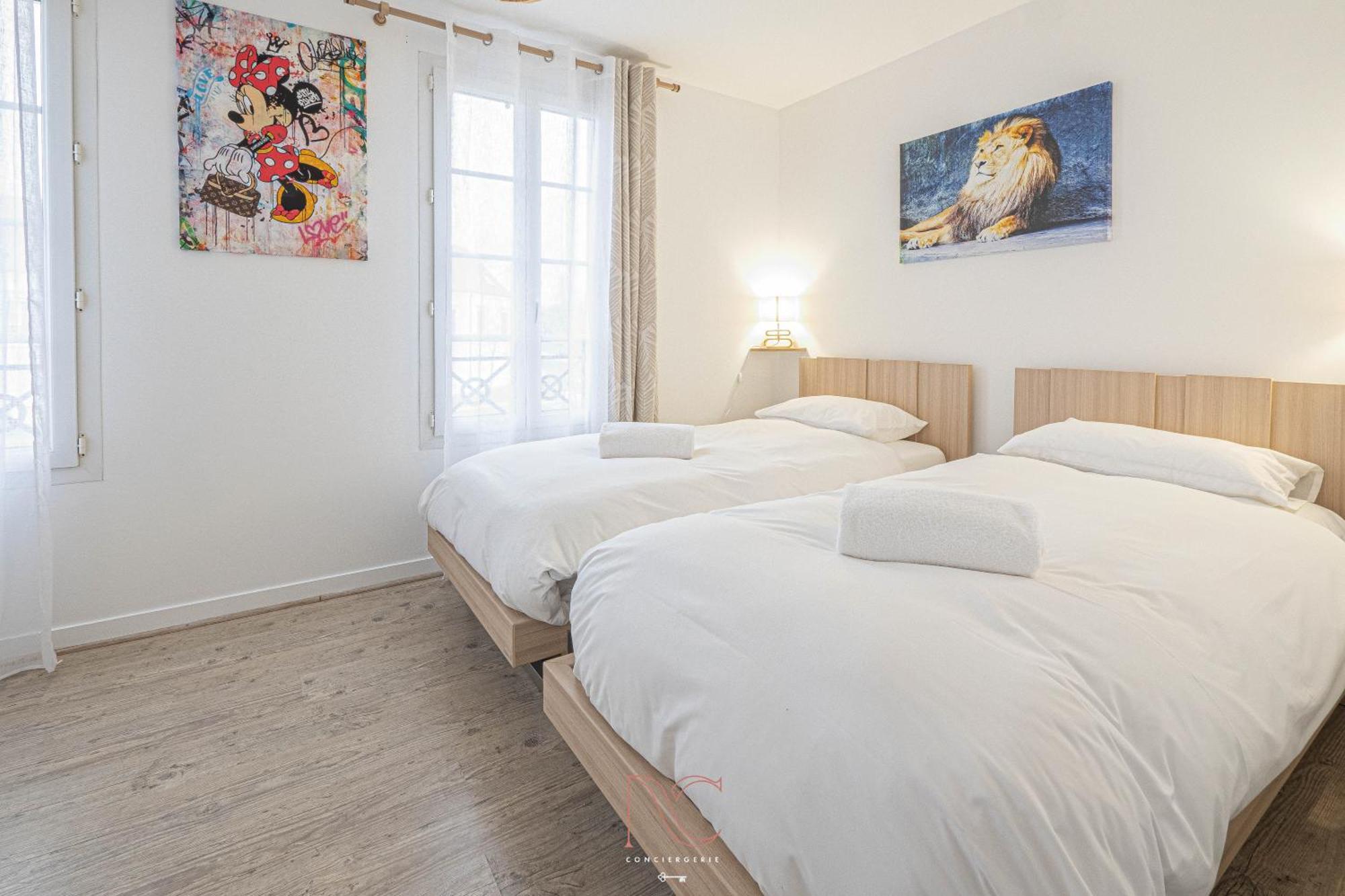 *Disneyland-Paris* 7Pers, Wifi, Parking Bailly-Romainvilliers Bagian luar foto